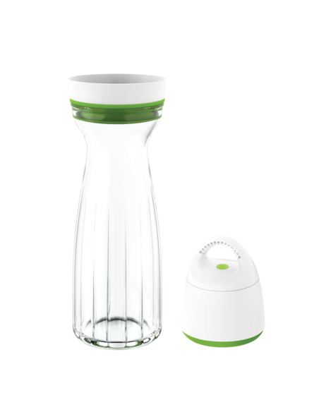 FOSA O2Go 真空玻璃果汁樽1.2L連真鮮寶真空機套裝 JJ20011