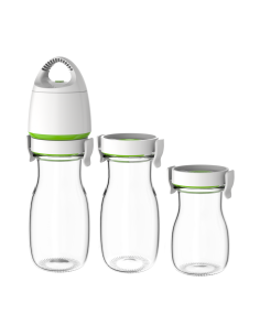 FOSA Mini O2Go Vacuum Glass Juice Jug Starter set GB40021
