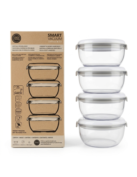 FOSA New TURTLE Vacuum food storage Combo Set Plus - MCP40600-WGR