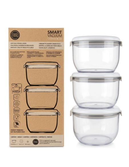 FOSA New TURTLE Vacuum food storage Combo Set Plus - MCP30850-WGR